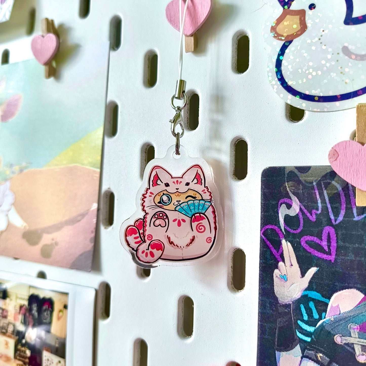 COSTUME CATS phone charms + mini sticker