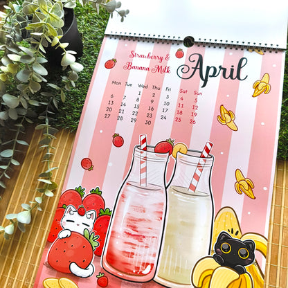 2026 CATSBY & TETSU CALENDAR wall calendar, desk calendar