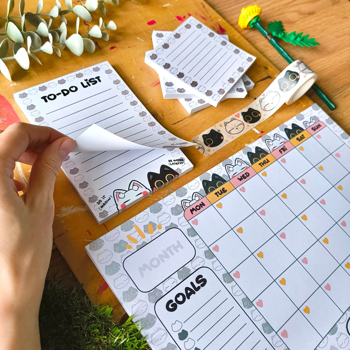 C&T PLANNER SET monthly planner, to-do list, notes