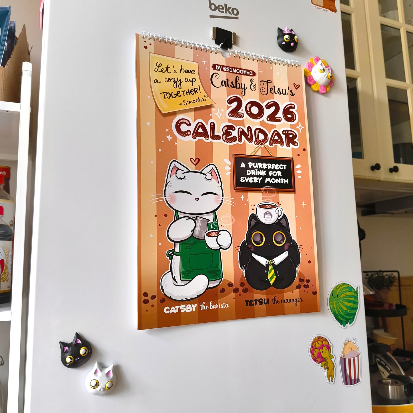 2026 CATSBY & TETSU CALENDAR wall calendar, desk calendar