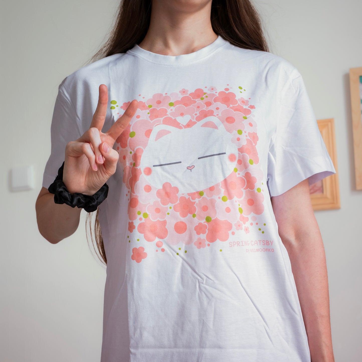 SPRING CATSBY cotton t-shirt