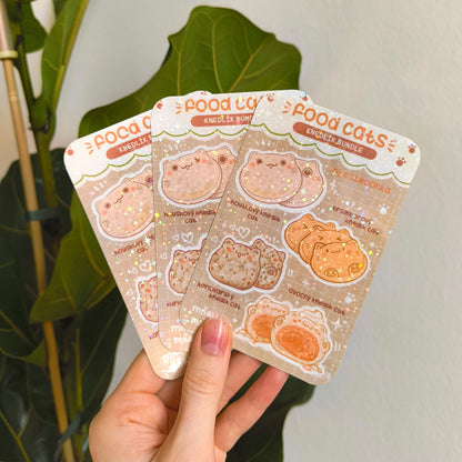 FOOD CATS (knedlík bundle) mini sticker sheet