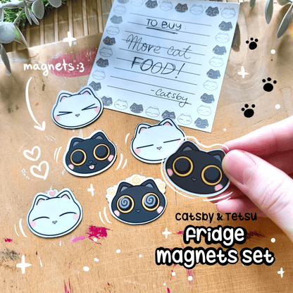 C&T mini fridge magnets set