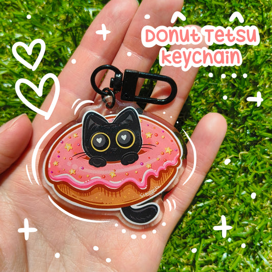 DONUT TETSU acrylic keychain