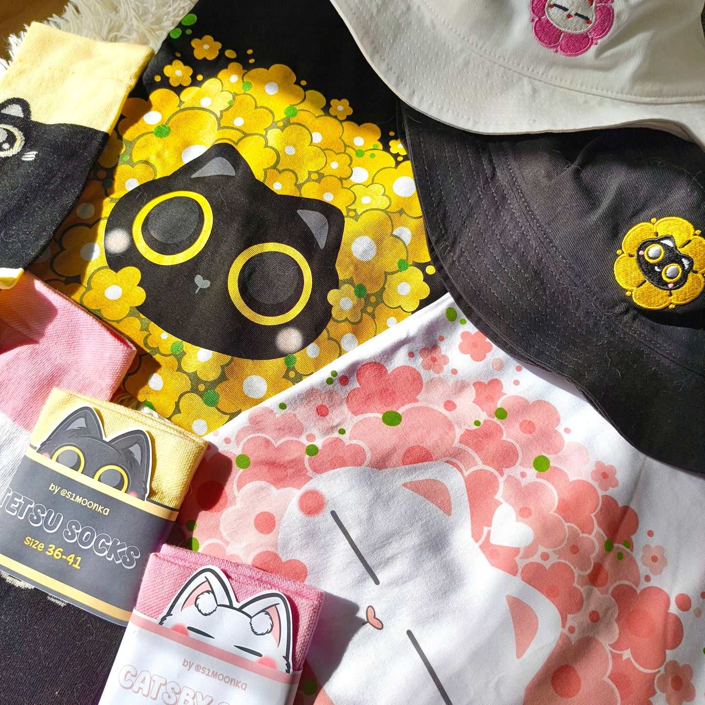 SPRING TETSU cotton tote bag
