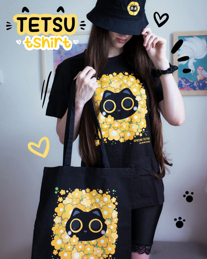 SPRING TETSU cotton tote bag