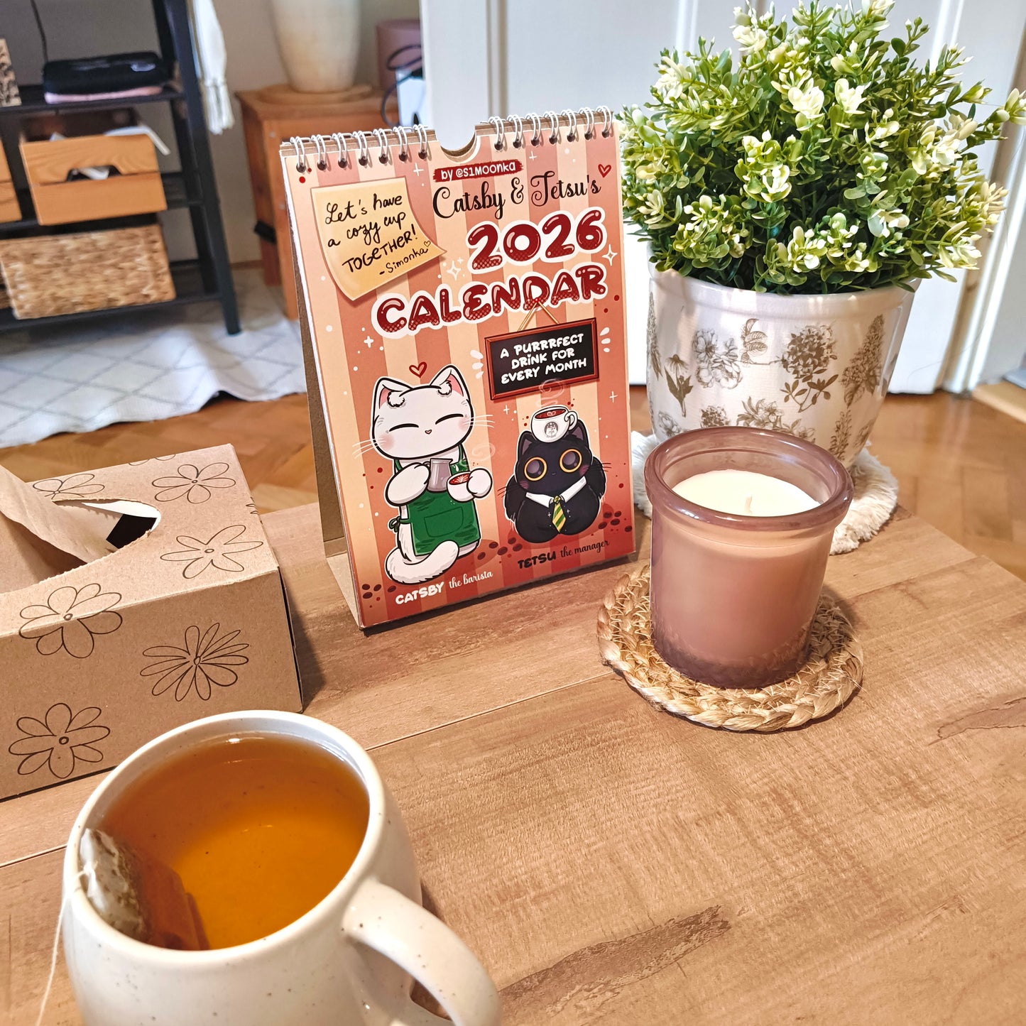 2026 CATSBY & TETSU CALENDAR wall calendar, desk calendar