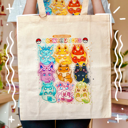 MEOWEELUTIONS cotton tote bag