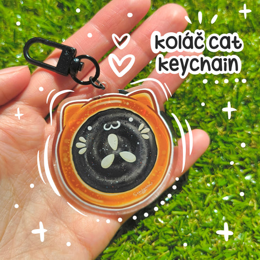 KOLÁČ CAT acrylic keychain