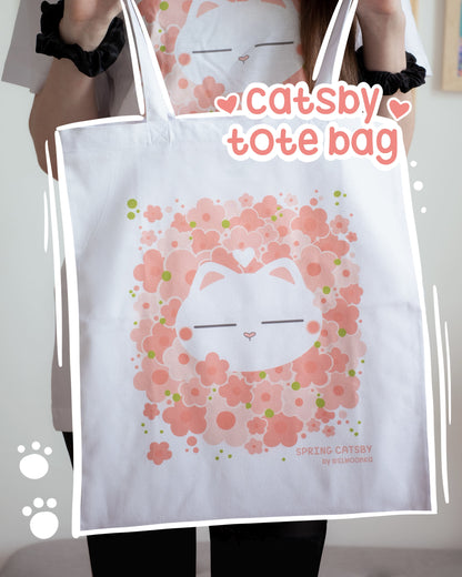 SPRING CATSBY cotton tote bag