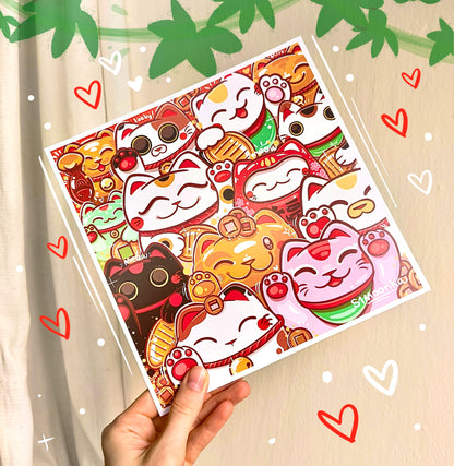MANEKI NEKOS art print