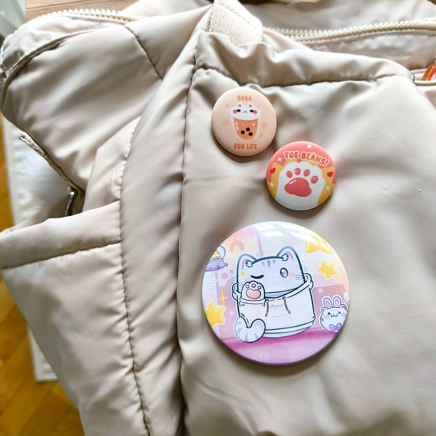 MEOW&DEEPSPACE big button pins