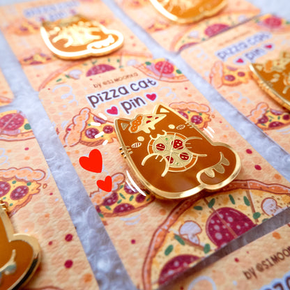 PIZZA CAT enamel pin companion :3