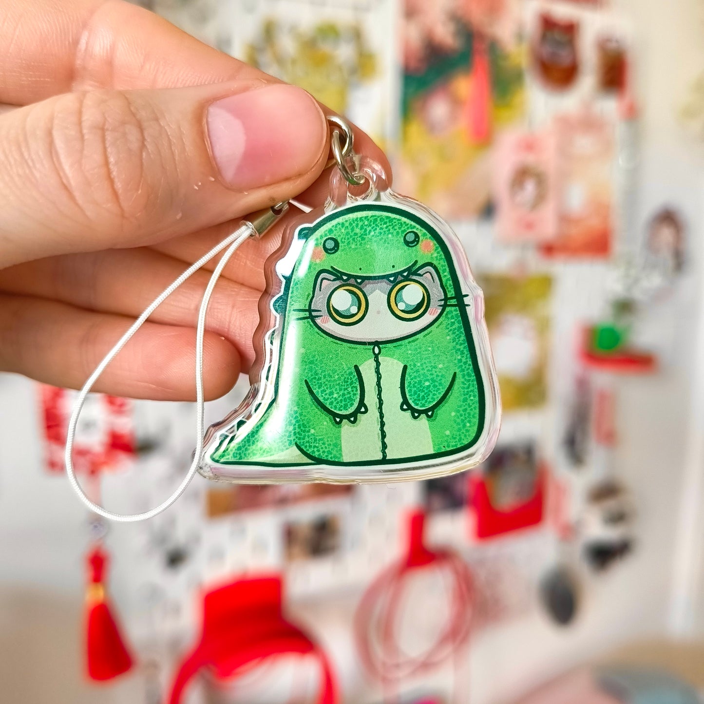 COSTUME CATS phone charms + mini sticker