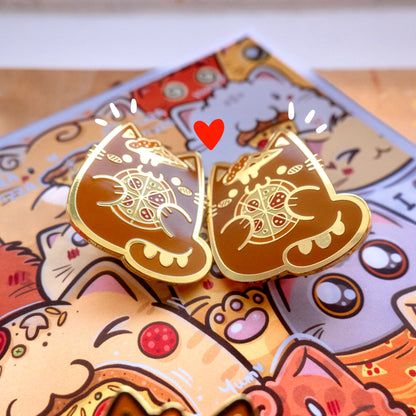 PIZZA CAT enamel pin companion :3