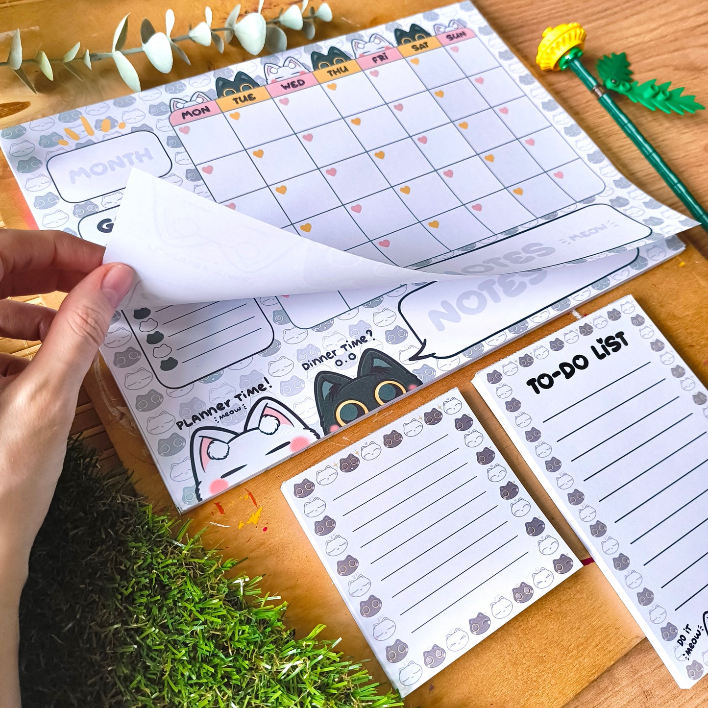 C&T PLANNER SET monthly planner, to-do list, notes