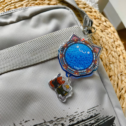STARGATE fandom double keychain