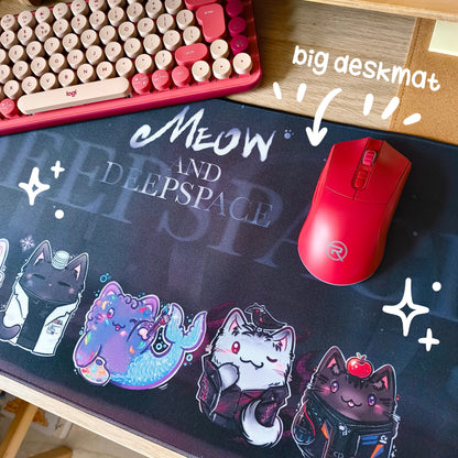 MEOW&DEEPSPACE deskmat mousepad