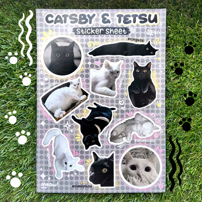CATSBY & TETSU vinyl sticker sheet