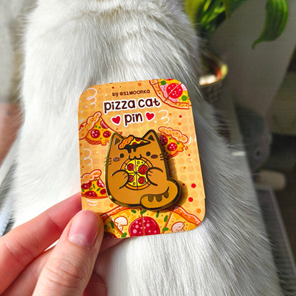 PIZZA CAT enamel pin companion :3