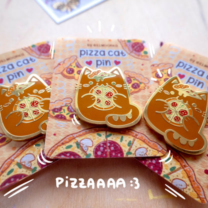 PIZZA CAT enamel pin companion :3