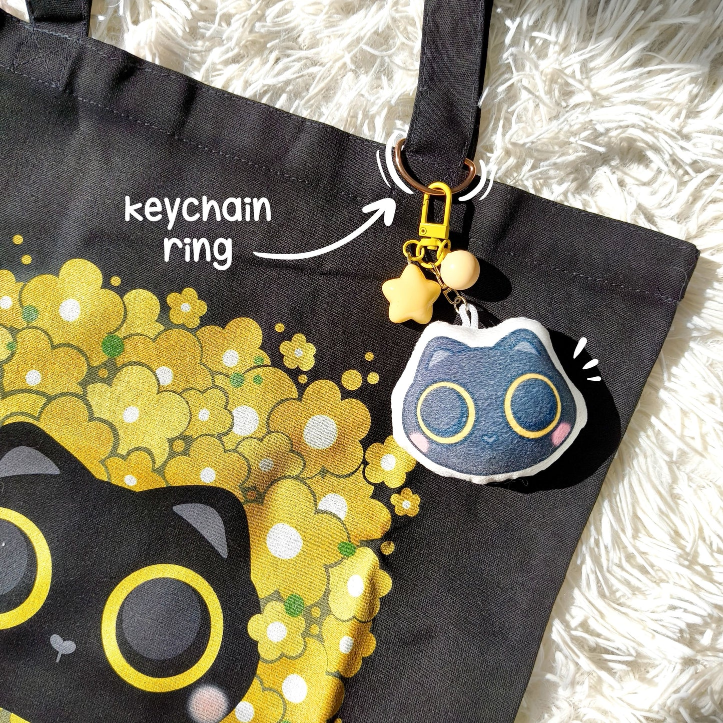 SPRING TETSU cotton tote bag