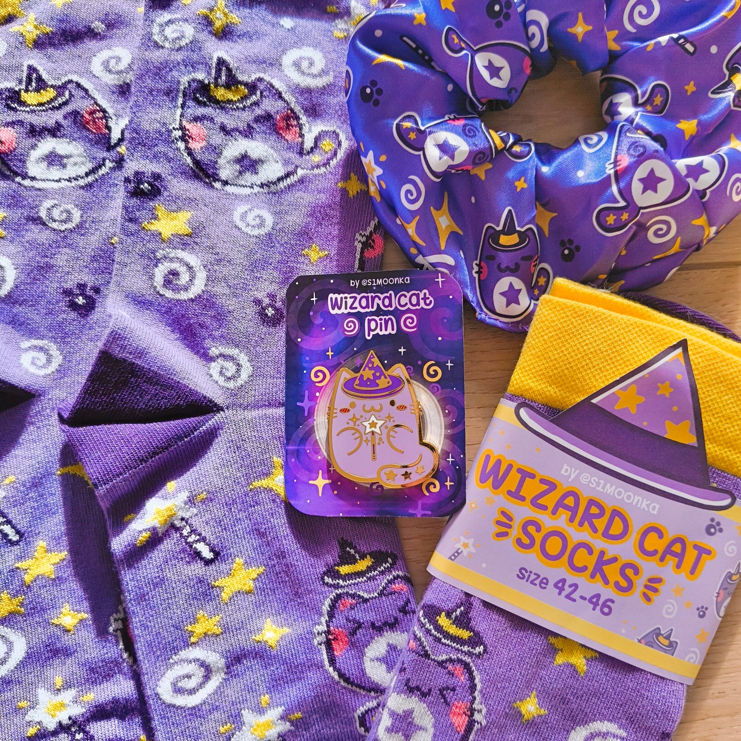 WIZARD CAT scrunchie