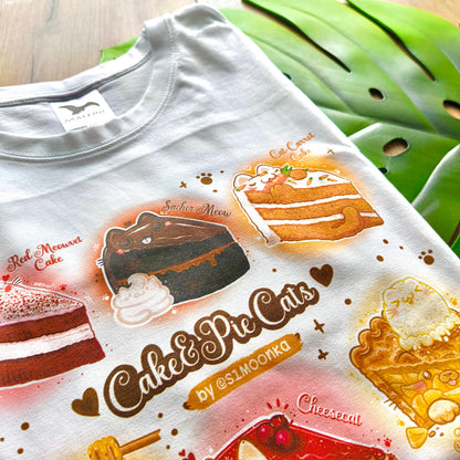 CAKE&PIE CATS cotton t-shirt