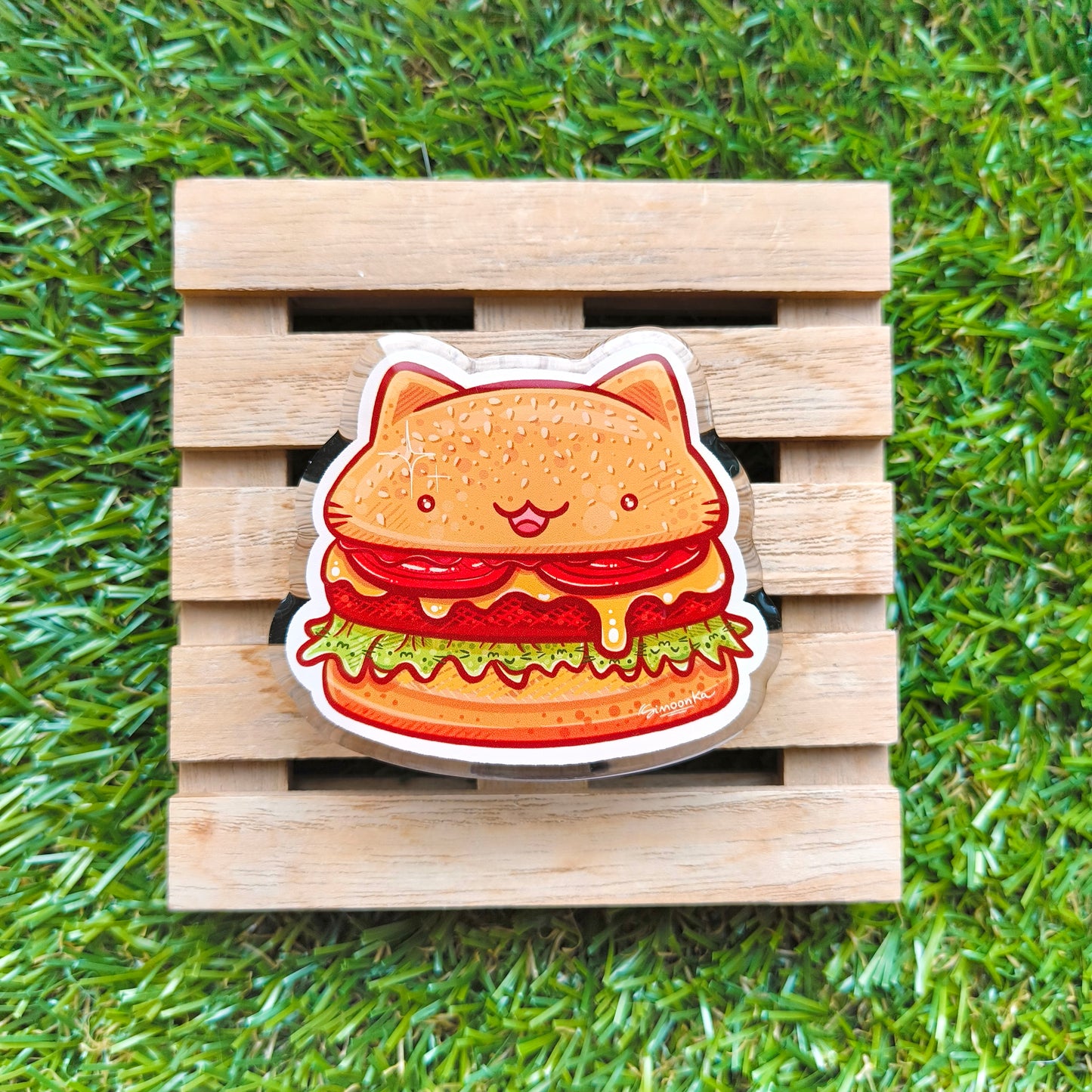 BURGER CAT phone grip