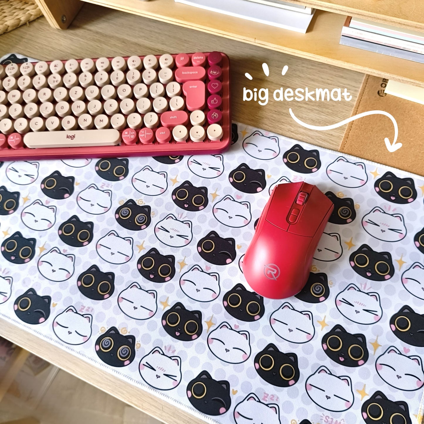 CATSBY & TETSU deskmat mousepad