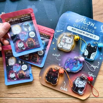 MEOW&DEEPSPACE phone charms
