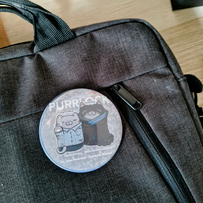 PURRRLOCK big button pins