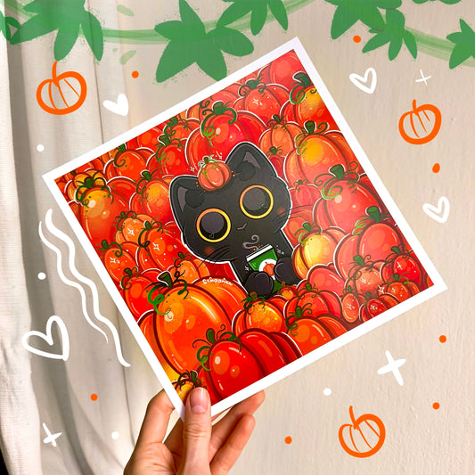PUMPKIN TETSU art print