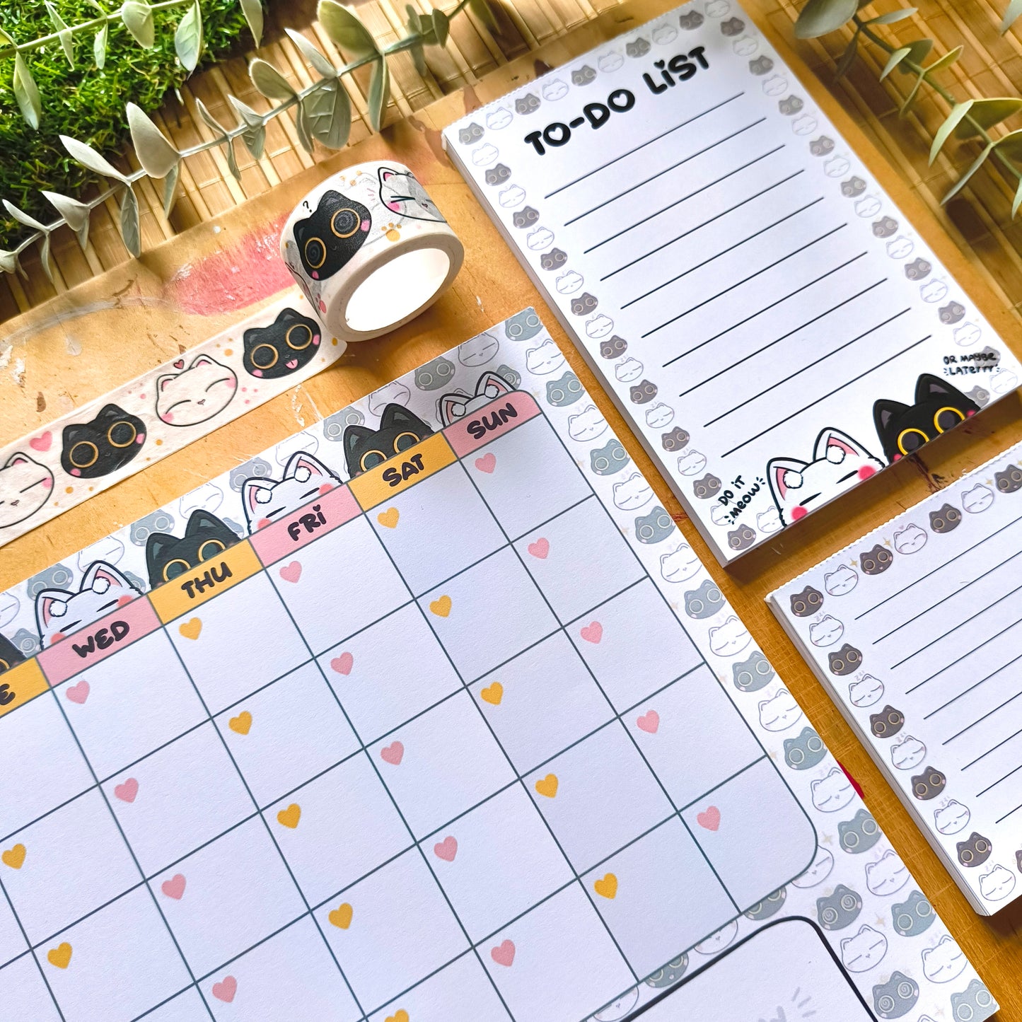 C&T PLANNER SET monthly planner, to-do list, notes