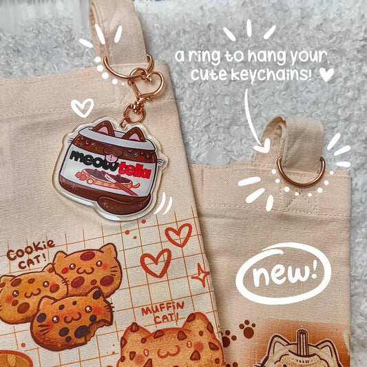 BREAD CATS cotton tote bag