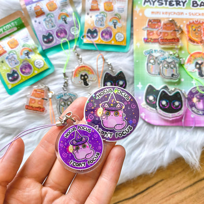 FUNNY CATS phone charms + mini sticker