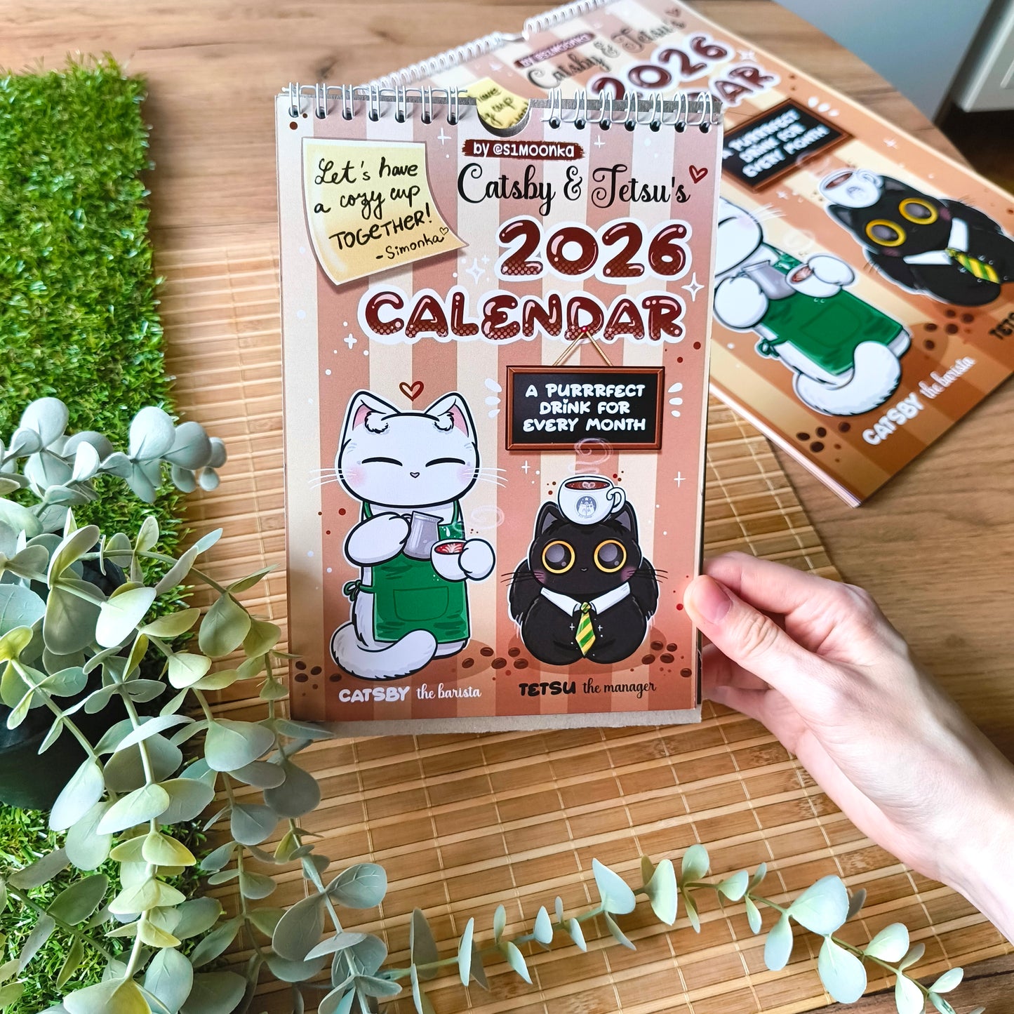 2026 CATSBY & TETSU CALENDAR wall calendar, desk calendar