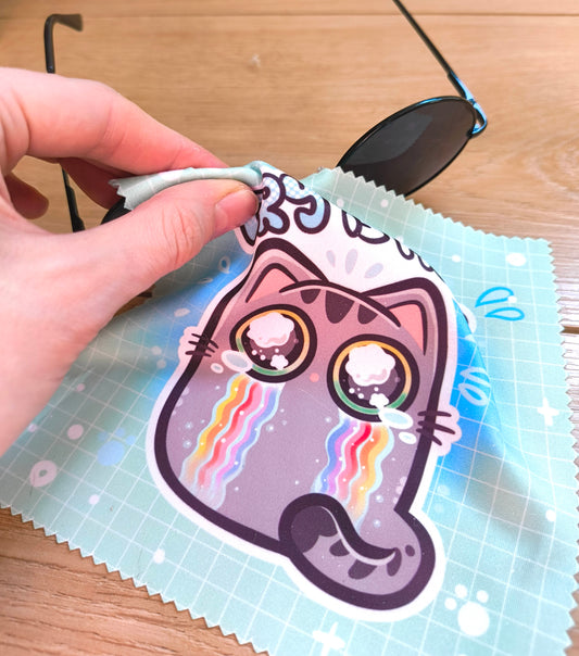 CRY IS FREE microfiber cleaning cloth