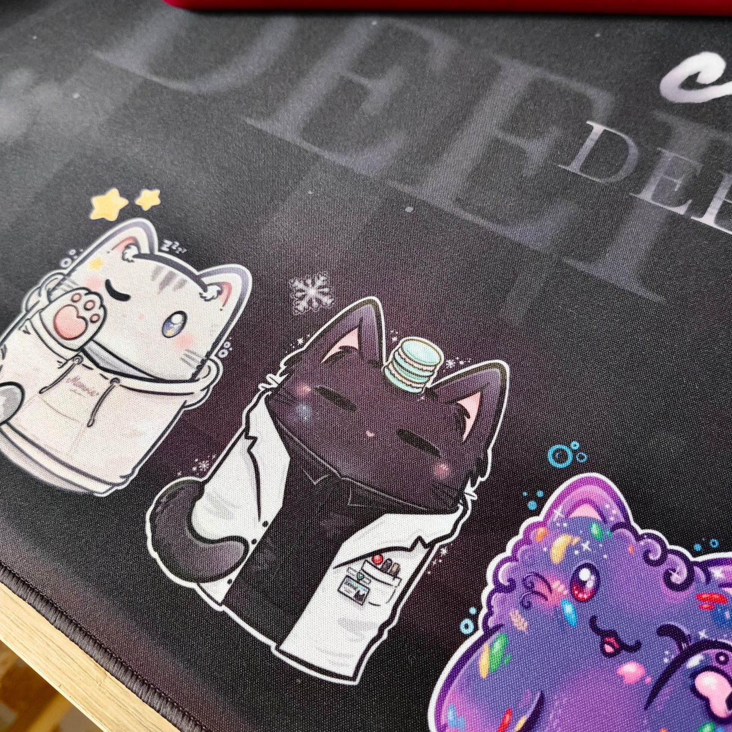 MEOW&DEEPSPACE deskmat mousepad