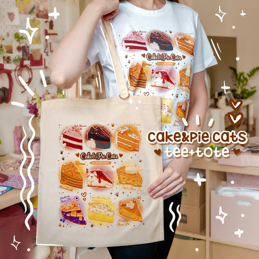 CAKE&PIE CATS cotton t-shirt