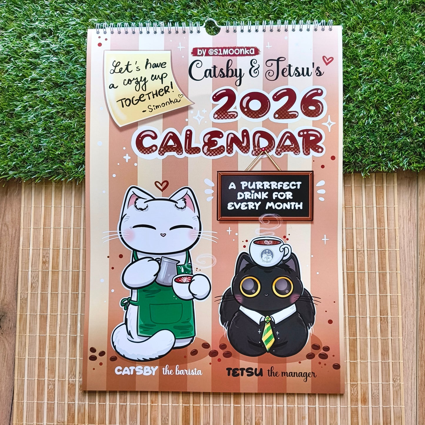 2026 CATSBY & TETSU CALENDAR wall calendar, desk calendar