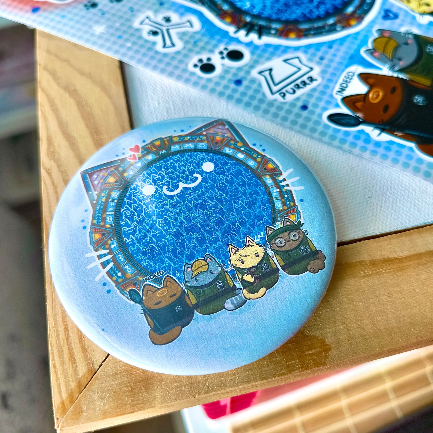 STARGATE big button pins
