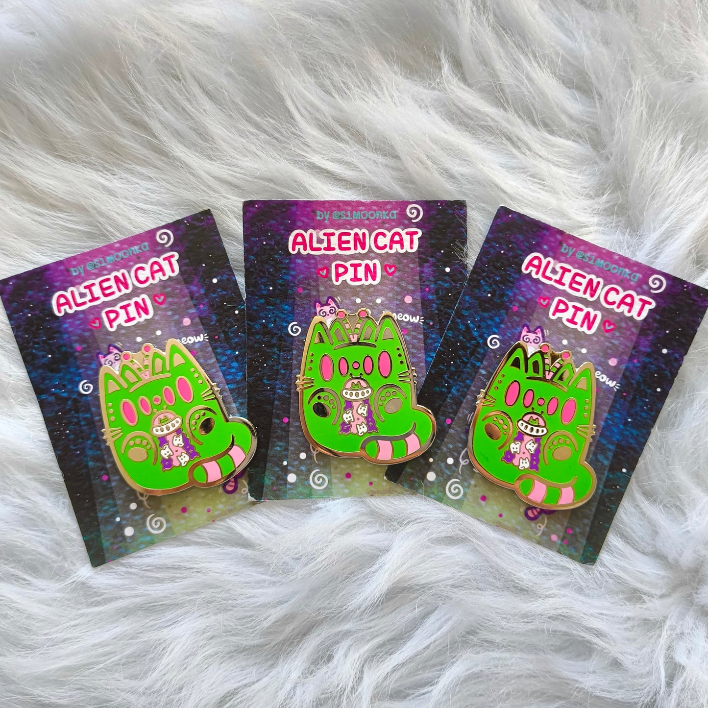 UFO CAT enamel pin companion :3