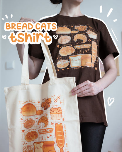 BREAD CATS Baumwoll-T-Shirt