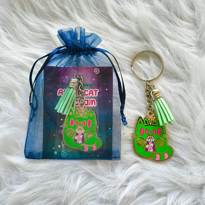 UFO CAT enamel keychain :3