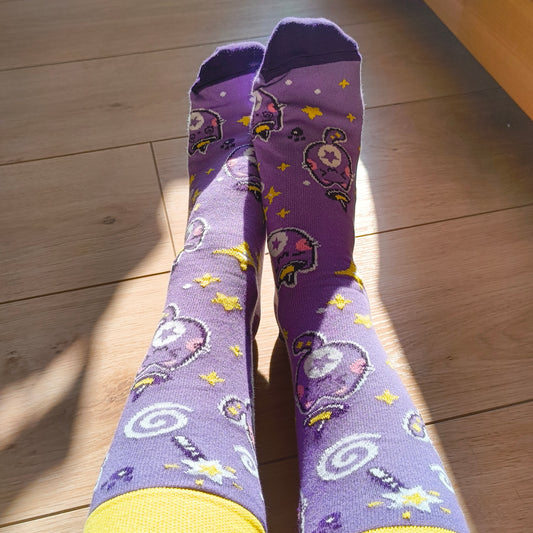 WIZARD CATS cotton socks :3