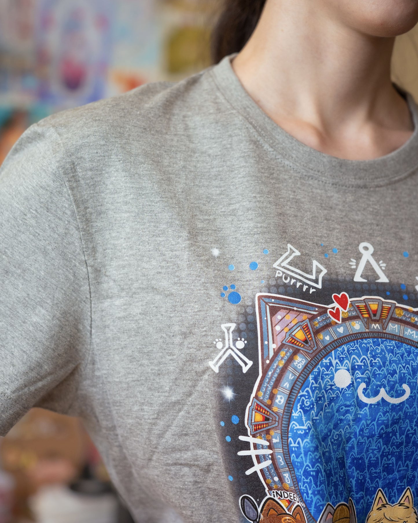 STARGATE fandom cotton t-shirt