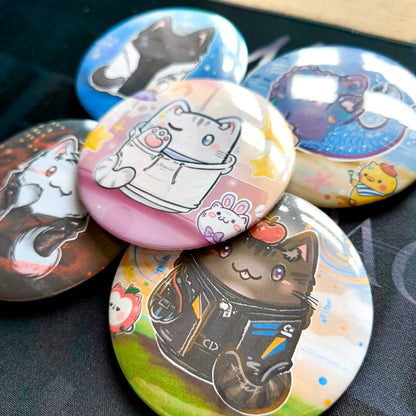 MEOW&DEEPSPACE big button pins