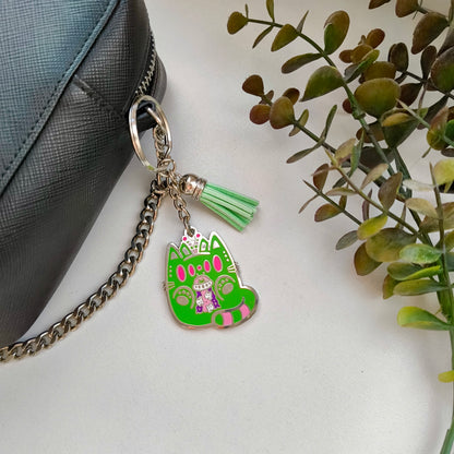UFO CAT enamel keychain :3