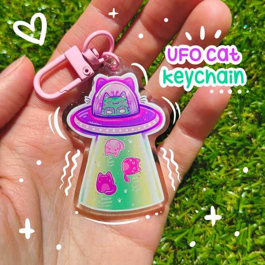 UFO CAT acrylic keychain